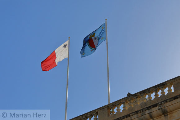 9Mal Valletta and Malta Flags